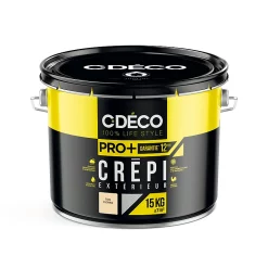Castorama Crépi Extérieur CDECO Ton Pierre Pro 15kg