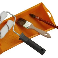 Castorama Kit Spécial Boiseries 2 Manchons + 1 Monture + 2 Pinceaux + 1 Bac Mini-rouleau