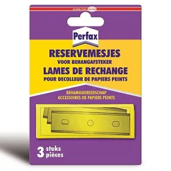 Castorama Lot 3 Lames De Rechange Pour Décolleur De Papiers Peints Perfax