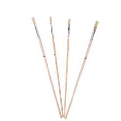 Castorama Lot 4 Pinceaux Artiste GoodHome 2 X N°6 + 2 X N°10