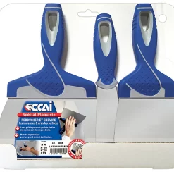 Castorama Lot De 3 Couteaux Plaquiste Inox Ocai