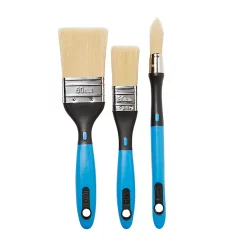 Castorama Lot De 3 Pinceaux Plats 30, 50 Mm Et à Rechampir 15 Mm Diall