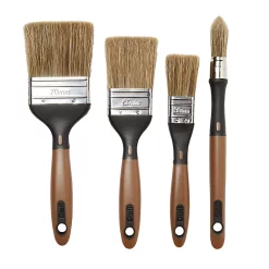 Castorama Lot De 4 Pinceaux Diall Lasures Et Traitement Du Bois
