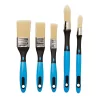 Castorama Lot De 5 Pinceaux Plats 20, 30, 40 Mm Et à Rechampir 15, 21 Mm Diall