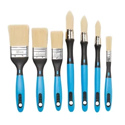 Castorama Lot De 7 Pinceaux Plats Et à Rechampir Diall 13, 15, 18, 21, 30, 40 Et 50 mm