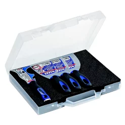 Castorama Mallette 3 Couteaux + Couteau Riflard Spécial Plaquiste Ocai