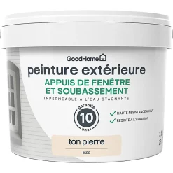 Castorama Peinture Appuis De Fenêtre GoodHome Ton Pierre 2,5L