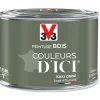Castorama Peinture Bois Couleurs D'ici Kaki Grisé Velours V33 0,125L