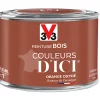 Castorama Peinture Bois Couleurs D'ici Orange Oxydé Velours V33 0,125L
