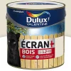 Castorama Peinture Bois Extérieur Ecran+ Bois Dulux Valentine Satin Blanc Crème RAL 9001 2L