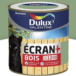 Castorama Peinture Bois Extérieur Ecran+ Bois Dulux Valentine Satin Vert Provence 0,5L