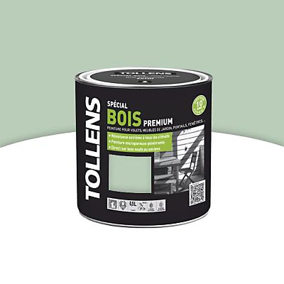 Castorama Peinture Bois Extérieur Premium Vert Olivier Satin Tollens 0,5L 1 Castorama Peinture Bois Extérieur Premium Vert Olivier Satin Tollens 0,5L