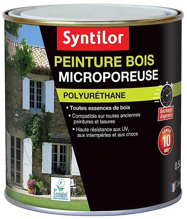 Castorama Peinture Bois Microporeuse Intérieur Extérieur Gris Clair Syntilor 0,5L 1 Castorama Peinture Bois Microporeuse Intérieur Extérieur Gris Clair Syntilor 0,5L