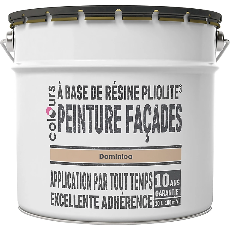 Castorama Peinture Façade Pliolite® Colours Beige Dominica 10L 1 Castorama Peinture Façade Pliolite® Colours Beige Dominica 10L