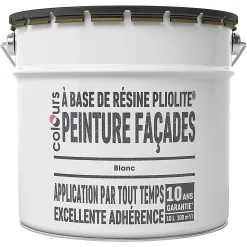 Castorama Peinture Façade Pliolite® Colours Blanc 10L