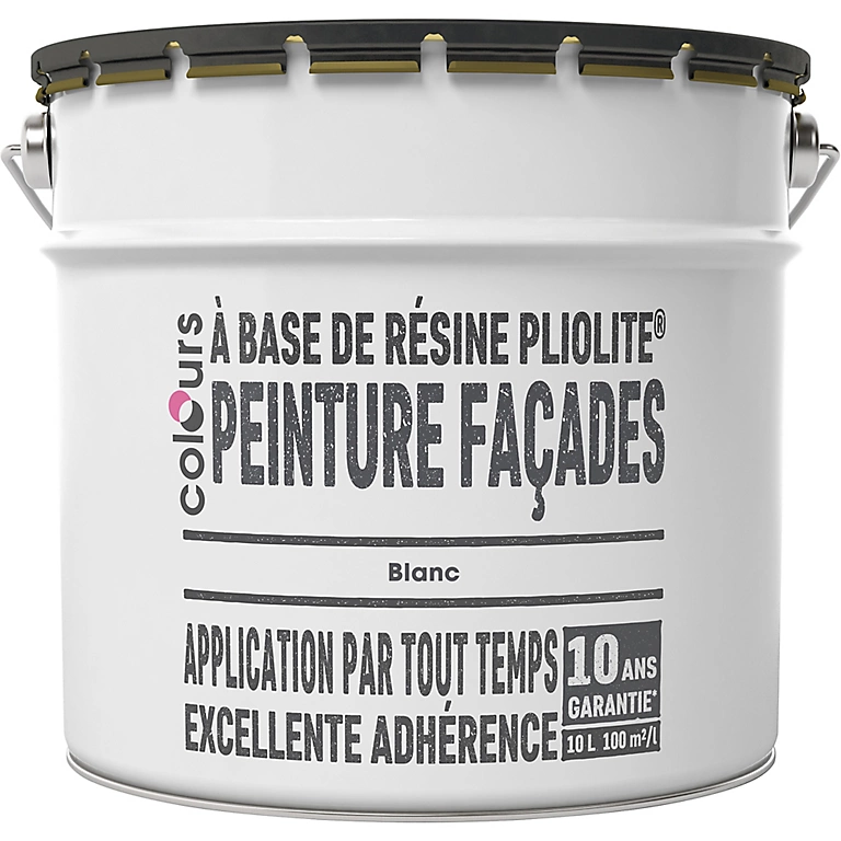 Castorama Peinture Façade Pliolite® Colours Blanc 10L 1 Castorama Peinture Façade Pliolite® Colours Blanc 10L
