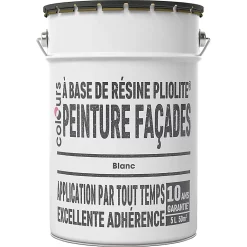 Castorama Peinture Façade Pliolite® Colours Blanc 5L