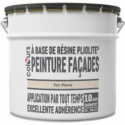 Castorama Peinture Façade Pliolite® Colours Ton Pierre 10L