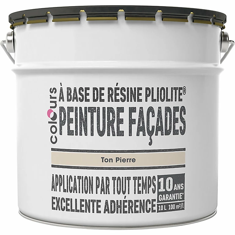 Castorama Peinture Façade Pliolite® Colours Ton Pierre 10L 1 Castorama Peinture Façade Pliolite® Colours Ton Pierre 10L