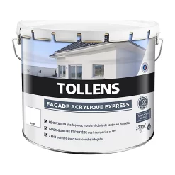 Castorama Peinture Façade Tollens Express Blanc 10L
