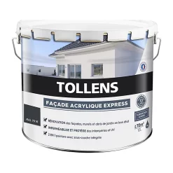 Castorama Peinture Façade Tollens Express Ton Gris 10L