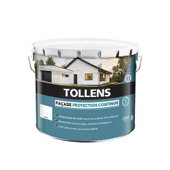 Castorama Peinture Façade Tollens Protection Continue Blanc 10L