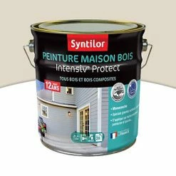 Castorama Peinture Maison Bois Intensiv Protect Syntilor Beige Patiné 2L