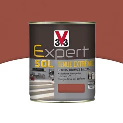 Castorama Peinture Pour Sol Intérieur Extérieur Tenue Extrême V33 Rouge Oxyde 500 Ml