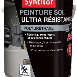 Castorama Peinture Pour Sol Ultra Résistante Acier Satin Syntilor 4L