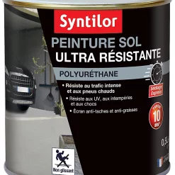 Castorama Peinture Pour Sol Ultra Résistante Blanc Satin Syntilor 500ml