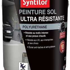 Castorama Peinture Pour Sol Ultra Résistante Brun Chaud Satin Syntilor 2,5L