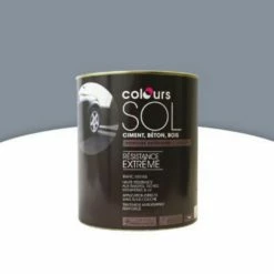 Castorama Peinture Sol Colours Premium Gris Ciment Satin 2,5L