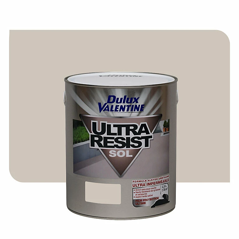 Castorama Peinture Sol Dulux Valentine Ultra Resist Satin 2,5L Gravier 1 Castorama Peinture Sol Dulux Valentine Ultra Resist Satin 2,5L Gravier