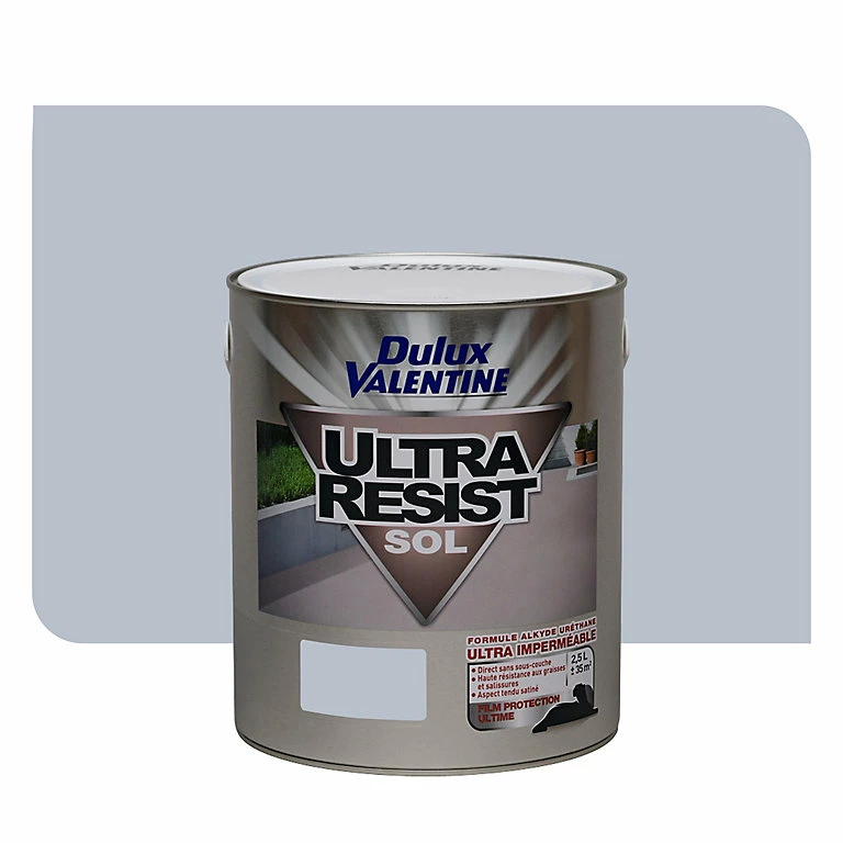 Castorama Peinture Sol Dulux Valentine Ultra Resist Satin 2,5L Gris Clair 1 Castorama Peinture Sol Dulux Valentine Ultra Resist Satin 2,5L Gris Clair