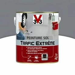 Castorama Peinture Sol Intérieur Extérieur Trafic Extrême V33 Gris Foncé 2,5L