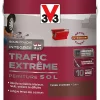 Castorama Peinture Sol Intérieur Trafic Extrême V33 Terre Ombre Satiné 2,5L