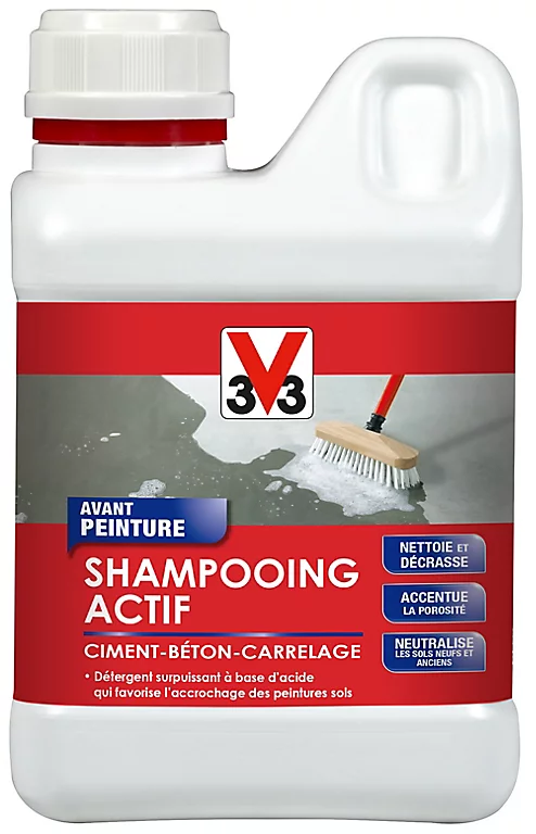 Castorama Shampooing Sol Spécial Ciment, Béton Et Carrelage V33 0,5L 1 Castorama Shampooing Sol Spécial Ciment, Béton Et Carrelage V33 0,5L