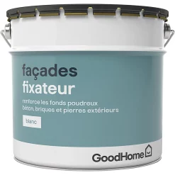 Castorama Sous-couche Fixateur Façade GoodHome Blanc 10L