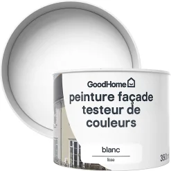 Castorama Testeur Peinture Façade GoodHome Blanc Pur Mat 350ml