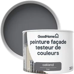 Castorama Testeur Peinture Façade Oakland GoodHome Gris Anthracite Mat 350ml