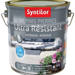 Castorama Vernis Pierres Aquaréthane Mat 2,5 L